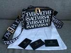 Versace - NEW - Black & White - Leather & Fabric -