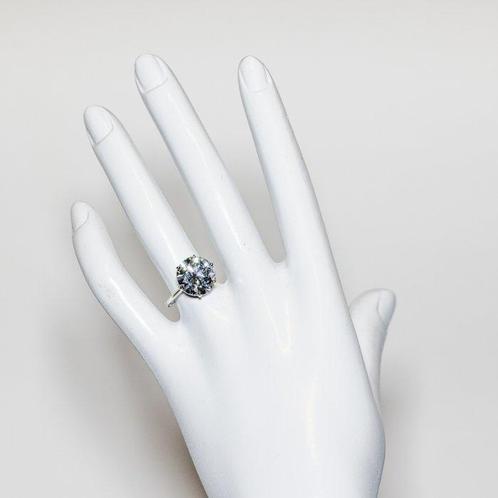 Zonder Minimumprijs - Verlovingsring - 18 karaat Witgoud -, Handtassen en Accessoires, Antieke sieraden