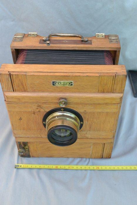 Narita Houten reiscamera gemaakt in belgie Met Zeldzaam, TV, Hi-fi & Vidéo, Appareils photo analogiques
