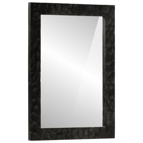 vidaXL Badkamerspiegel 50x70x2,5 cm massief mangohout en, Huis en Inrichting, Woonaccessoires | Spiegels, Nieuw, Verzenden