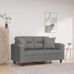 vidaXL Tweezitsbank met kussens 120 cm microvezelstof, Huis en Inrichting, Zetels | Zetels, Verzenden, Nieuw
