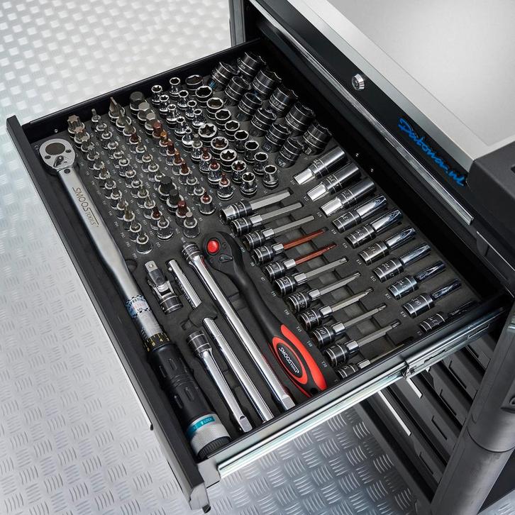 Smoos 120-delige dopsleutelset 1/2 opname  Softmodule -, Doe-het-zelf en Bouw, Gereedschap | Handgereedschap, Ophalen of Verzenden