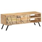vidaXL Tv-meubel 110x30x40 cm massief mangohout, Verzenden, Nieuw