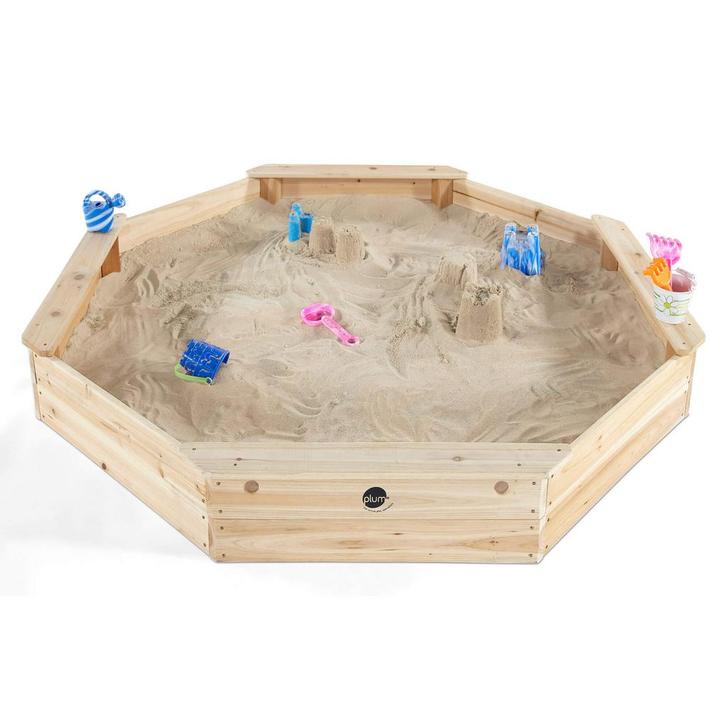 2dekans | Plum Play Giant Houten Zandbak met Deksel 1,5 x, Kinderen en Baby's, Speelgoed | Overig, Ophalen of Verzenden