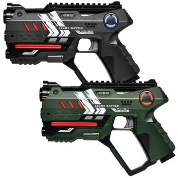 2 Light Battle Connect Anti-cheat laserguns - Metallic, Ophalen of Verzenden