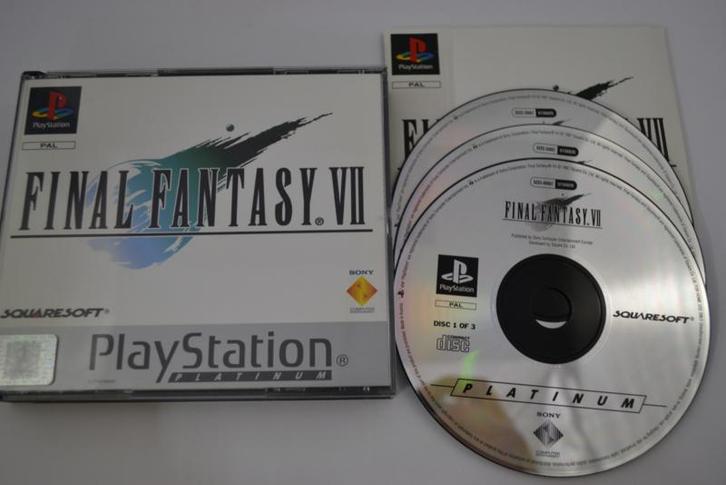 Final Fantasy VII - Platinum (PS1 PAL), Games en Spelcomputers, Games | Sony PlayStation 1