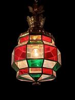 Lampe à suspendre - métal, cristal