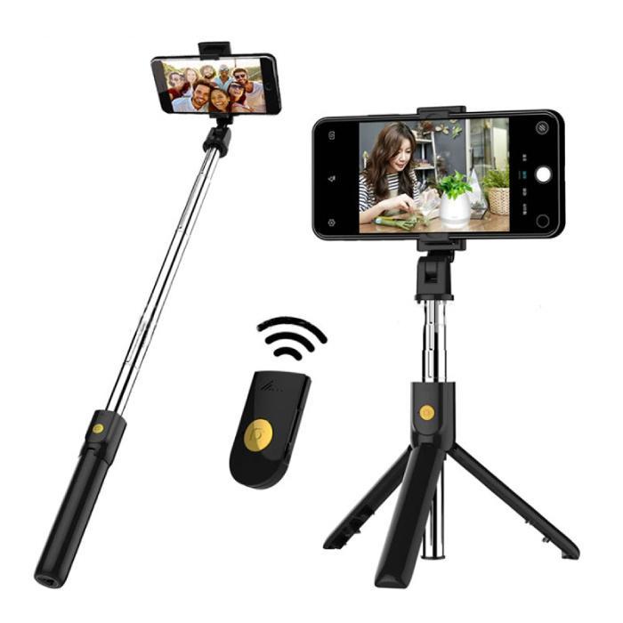 Selfie Stick Tripod met Bluetooth - Draadloos Smartphone, Telecommunicatie, Mobiele telefoons | Toebehoren en Onderdelen, Nieuw