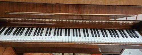Très bon piano brun laqué Allemand Schimmel, garantie Pro., Muziek en Instrumenten, Piano's, Piano