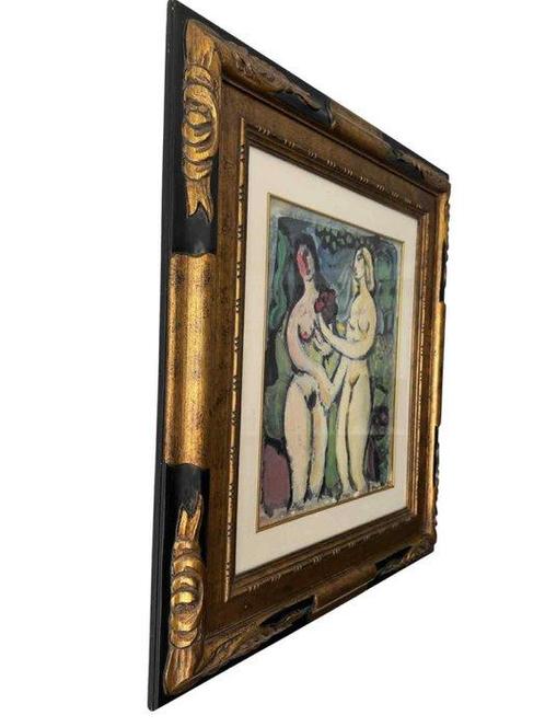 Antonio Bueno (1918-1984) - Due donne con fiori, Antiek en Kunst, Antiek | Overige Antiek