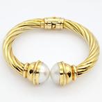 Armband - 18 karaat Geel goud Parel - Mabe, Handtassen en Accessoires, Armbanden, Nieuw