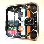 Wandklok - TAG Heuer MONACO Gulf - Glas, Aluminium, Metaal -