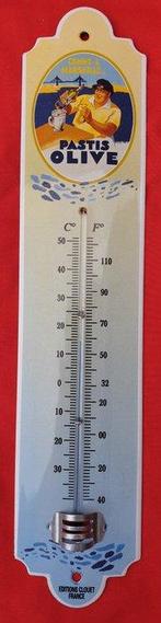 Emaille plaat - Emaille / Metaal / Thermometer (Pastis