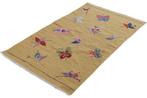 Kilim de designer avec motif de broderie - Les Papillons -, Nieuw
