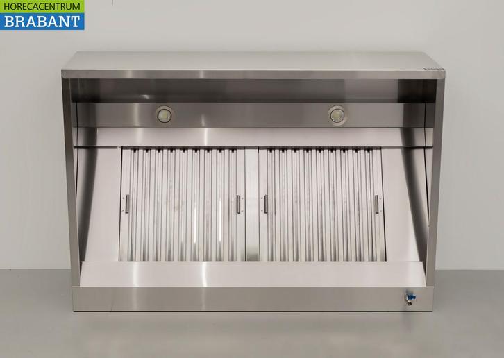 RVS Afzuigkap Dampkap met lamellen filters Premium-line 140, Elektronische apparatuur, Afzuigkappen, Nieuw, Ophalen of Verzenden