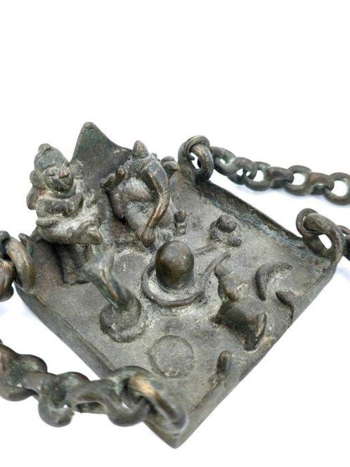 Autel - Bronze - 1750-1800 - Autel Shiva, Antiek en Kunst, Kunst | Niet-Westerse kunst