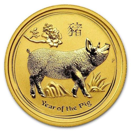 Australië. 50 Dollars 2019 1/2 oz $50 AUD Gold Lunar Year of, Postzegels en Munten, Edelmetalen en Baren