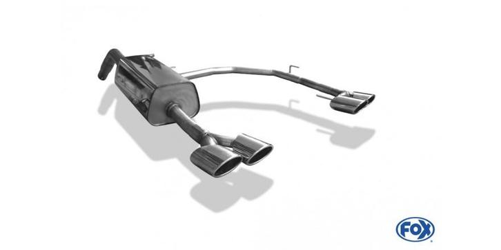 FOX Peugeot RCZ einddemper rechts/links - 2x106x71 type 32 r, Auto-onderdelen, Uitlaatsystemen, Nieuw, Verzenden