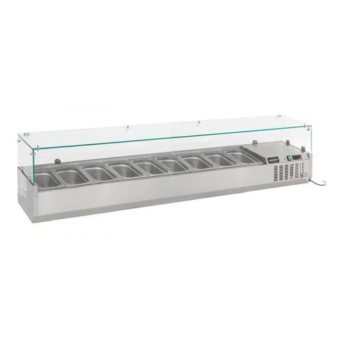 CombiSteel Opzetkoelvitrine 9x 1/3 GN, Elektronische apparatuur, Vriezers en Diepvrieskisten, Ophalen of Verzenden