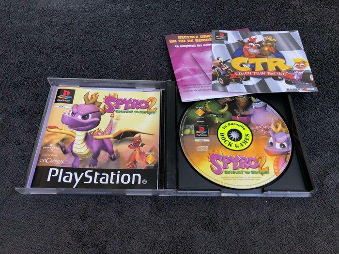 Sony - Lot 3 articles PS1 Spyro 2: Gateway To Glimmer FRA, Games en Spelcomputers, Spelcomputers | Overige Accessoires