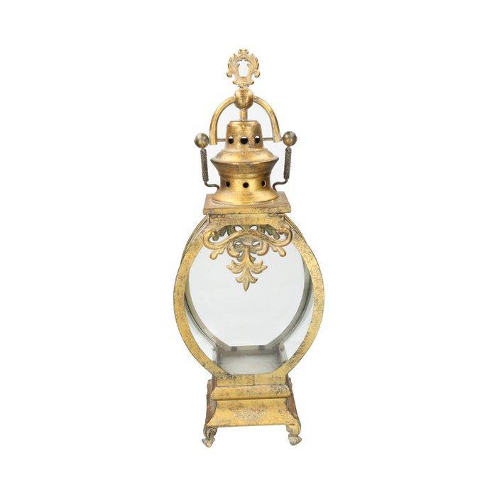 Lantaarn - Glas, IJzer - 68 cm, Maison & Meubles, Maison & Meubles | Autre
