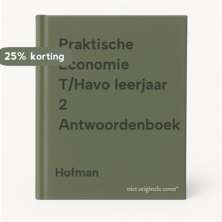 Praktische Economie T/Havo leerjaar 2 Antwoordenboek Hofman, Livres, Livres scolaires, Envoi