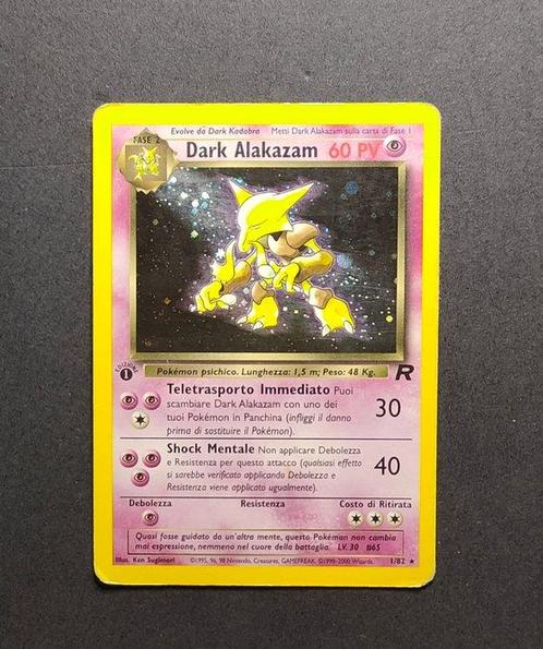 WOTC Pokémon - 1 Card - Team Rocket - ITA - Dark Alakazam, Hobby en Vrije tijd, Verzamelkaartspellen | Pokémon