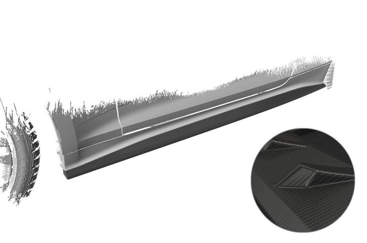 Zijskirts voor Audi A5 (F5) Coupé / Cabrio SS548-M, Auto-onderdelen, Carrosserie, Nieuw, Verzenden