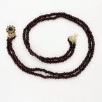 Collier - 14 carats Or jaune - grenat