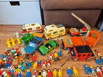 Playmobil - Playmobil Grote bundel figuurtjes en voertuigen