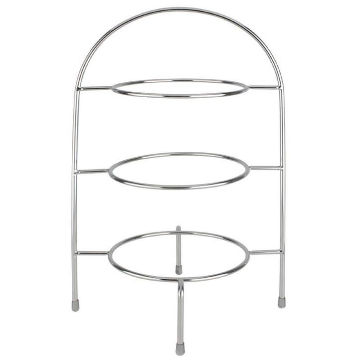 Etagère | Chroom | 3x Ø210mm | 240x205x380(h)mm Olympia, Zakelijke goederen, Horeca | Keukenapparatuur, Nieuw in verpakking, Verzenden