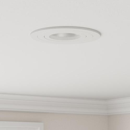 vidaXL Inbouwspots 24 stuks Rond GU10 Wit Ø91 mm, Huis en Inrichting, Lampen | Overige, Nieuw, Verzenden
