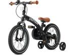 Deryan Luxe Kinderfiets 12 inch - 3-in-1 - Verstelbaar zadel, Verzenden, Zo goed als nieuw
