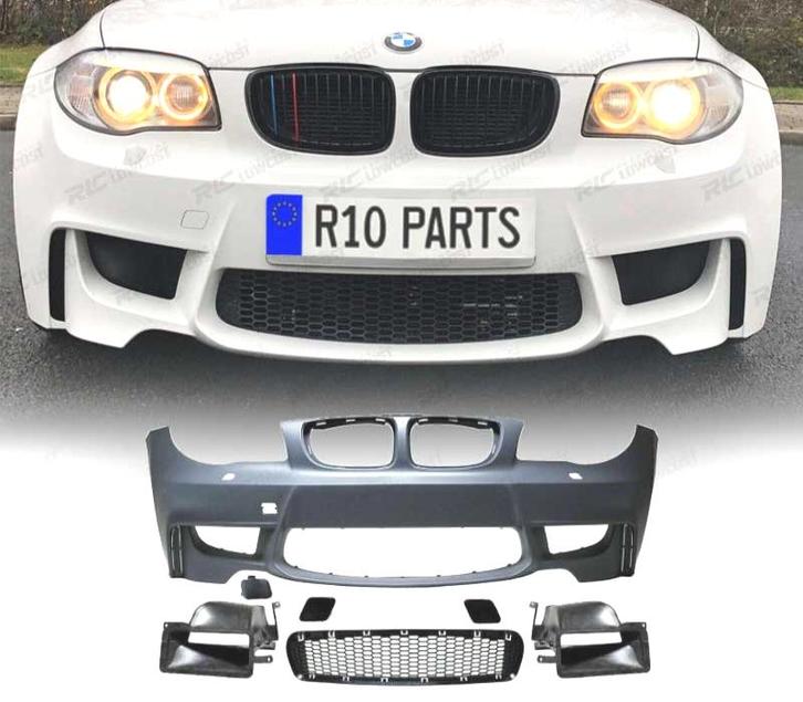 PARE-CHOCS AVANT BMW E81 E87 E82 E88 06-10 LOOK 1M + CONDUIT, Autos : Pièces & Accessoires, Carrosserie & Tôlerie, Envoi