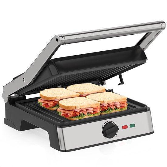 2dekans | Strex Tosti Apparaat XL Met Temperatuurregeling -, Elektronische apparatuur, Broodroosters, Ophalen of Verzenden