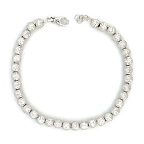 Handmade - Armband - Sfere - 3.7 g - 18 karaat Witgoud, Handtassen en Accessoires, Antieke sieraden