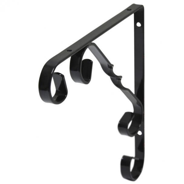 Duraline - Plankdrager - Ornament Zwart - Metaal - 20x20cm, Collections, Collections Autre, Envoi