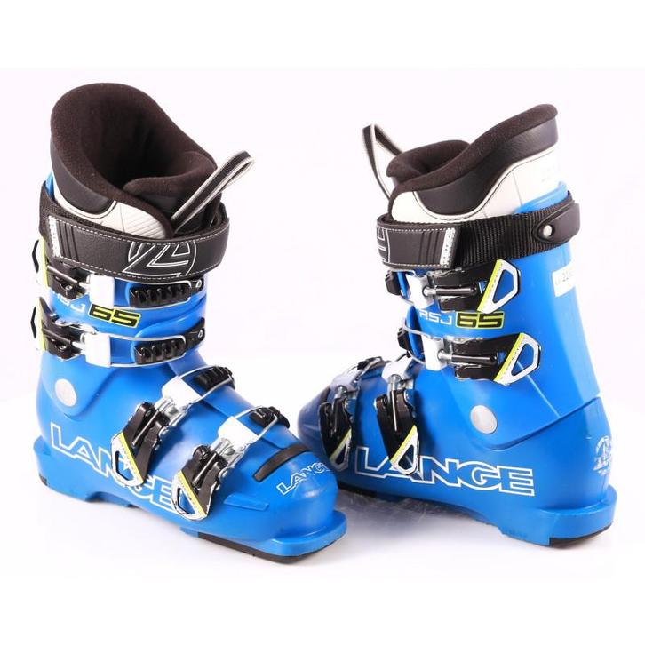 31 32 40,5 41 kinder skischoenen LANGE RSJ 65, blue, Sport en Fitness, Skiën en Langlaufen, Ski, Schoenen, Gebruikt, Overige merken