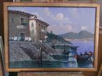 Scuola Napoletana (XX), firmato S. Gatto - Golfo di Napoli, Antiek en Kunst