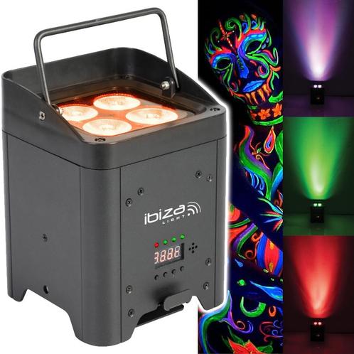 Ibiza Light Box-Hex4 RGBWA-UV Par Projector 4x12W, Muziek en Instrumenten, Licht en Laser