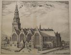 Nederland, Stadsplan - Amsterdam, Oude Kerk; L. Guicciardini, Boeken, Nieuw