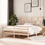 vidaXL Bedframe massief hout 180x200 cm, Huis en Inrichting, Slaapkamer | Bedden, Verzenden, Nieuw