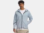Under Armour Unstoppable Flc Grid Fz-Blu - Maat LG, Ophalen of Verzenden, Nieuw, Blauw, Under Armour