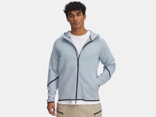 Under Armour Unstoppable Flc Grid Fz-Blu - Maat LG, Kleding | Heren, Truien en Vesten, Blauw, Nieuw, Ophalen of Verzenden