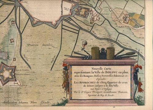 Pays-Bas - Den Bosch; Johan Blaeu - Nouvelle Carte, Boeken, Atlassen en Landkaarten