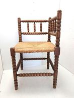 hoekstoel - Chaise - Bois - Bobine, Antiek en Kunst