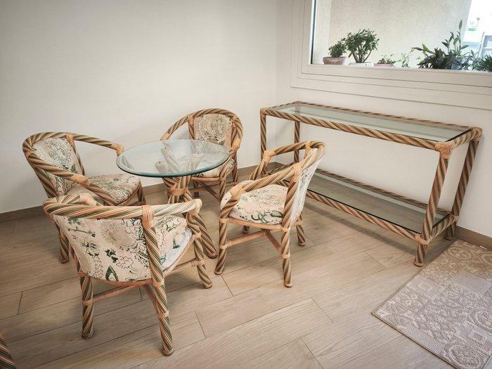 SMANIA - Salontafel (7) - Corte del Doge - Midollino en, Antiek en Kunst, Antiek | Meubels | Stoelen en Sofa's