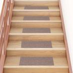 vidaXL Trapmatten zelfklevend 15 stuks 60x25 cm lichtbruin, Doe-het-zelf en Bouw, Verzenden, Nieuw