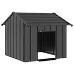 vidaXL Hondenhok met dak 85x107x81 cm gegalvaniseerd staal, Dieren en Toebehoren, Hondenhokken, Verzenden, Nieuw
