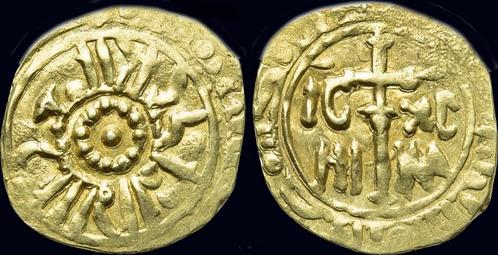 1130-1154 Italy Sicily Ruggero Ii goud tari no year goud, Postzegels en Munten, Munten en Bankbiljetten | Toebehoren, Verzenden